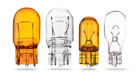 All Glass Wedge Base Lamps