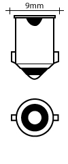Miniature Bayonet (BA9s) Base Style