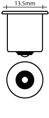 S.C. Miniature Flanged Base Style