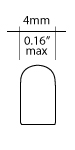 T-1 1/4 Bulb Shape