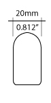 T-6 1/2 Bulb Shape